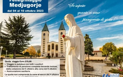 Pellegrinaggio Medjugorje dal 4 al 10 ottobre 2023
