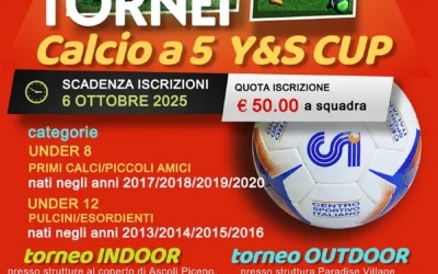 Tornei Calcio a5 Y&S CUP